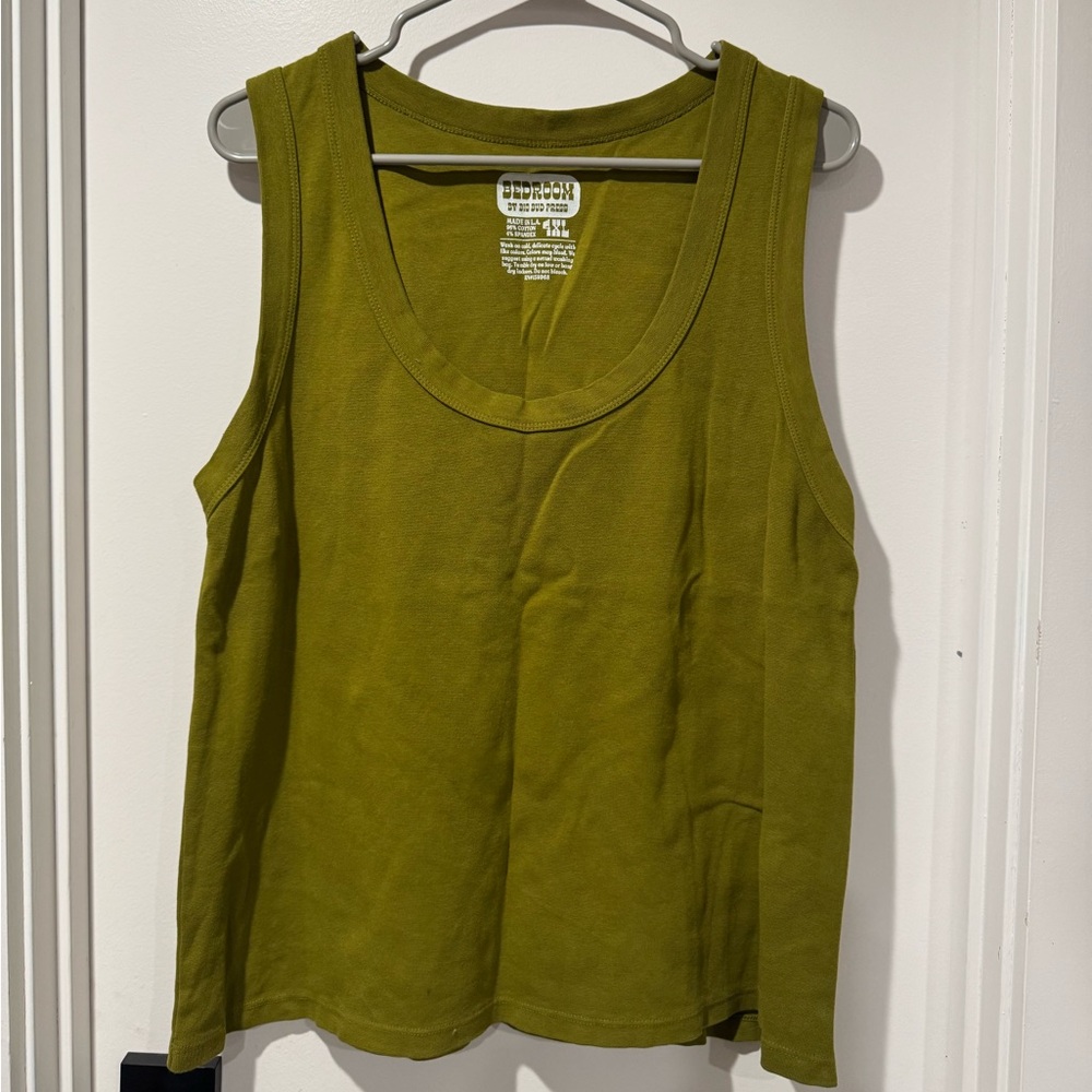 Big Bud Press Moss Green Tank Top